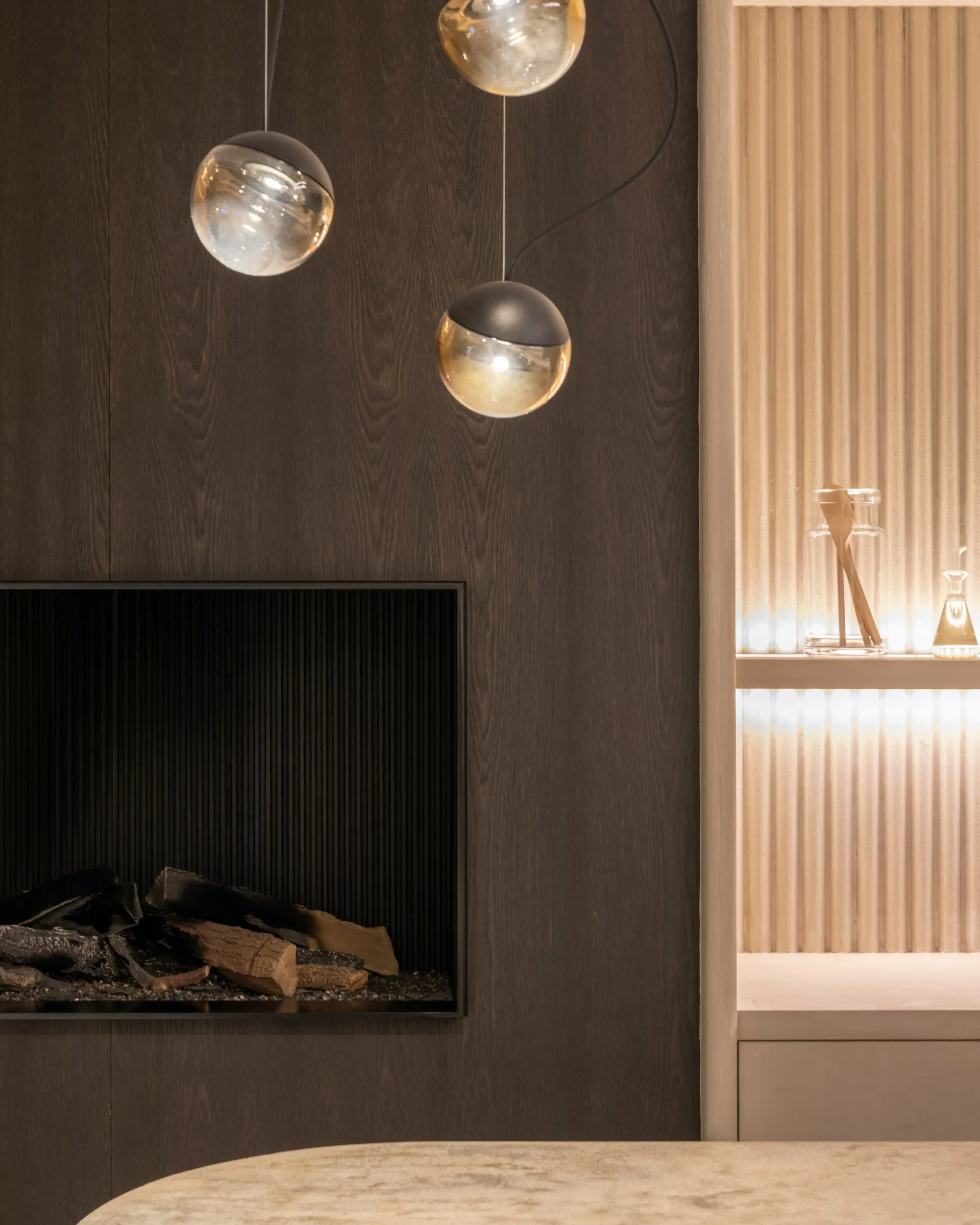 Photo depicting interior design of modern living room | Jake Aspinwall Design, Bainbridge Island